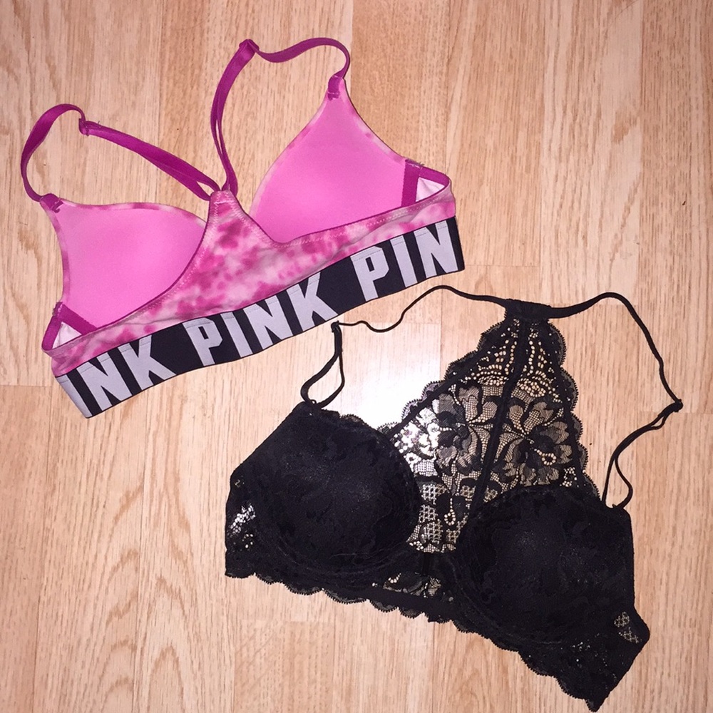 2 Victoria’s Secret bralettes!! 32a
